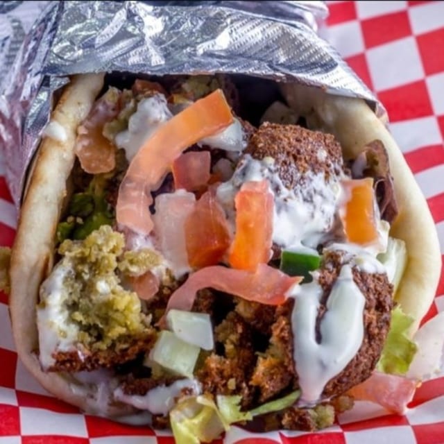 Falafel Pita Wrap.