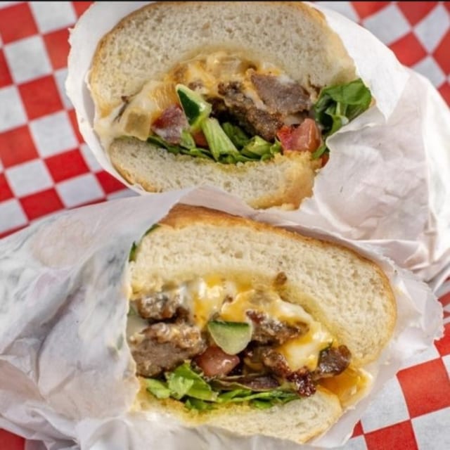 Gyro Philly Steak Sandwich.