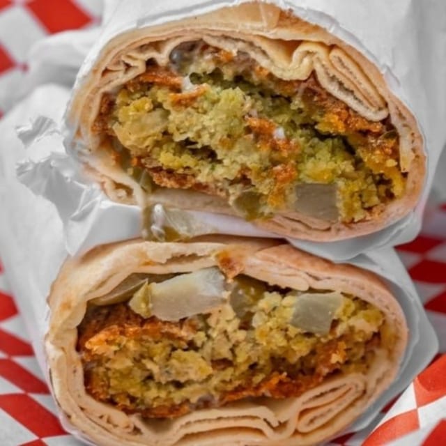 Falafel Shawarma.
