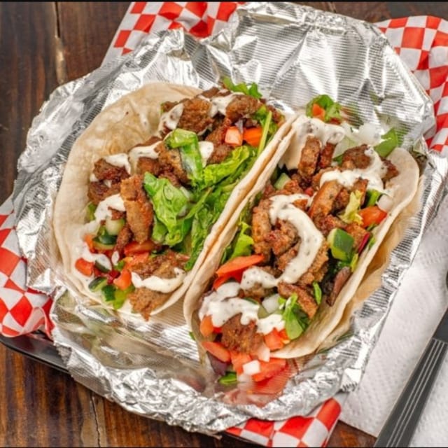 Two Gyro Tacos.