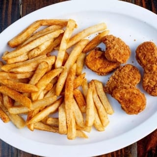 Six Pcs Chicken Nuggets with Fries