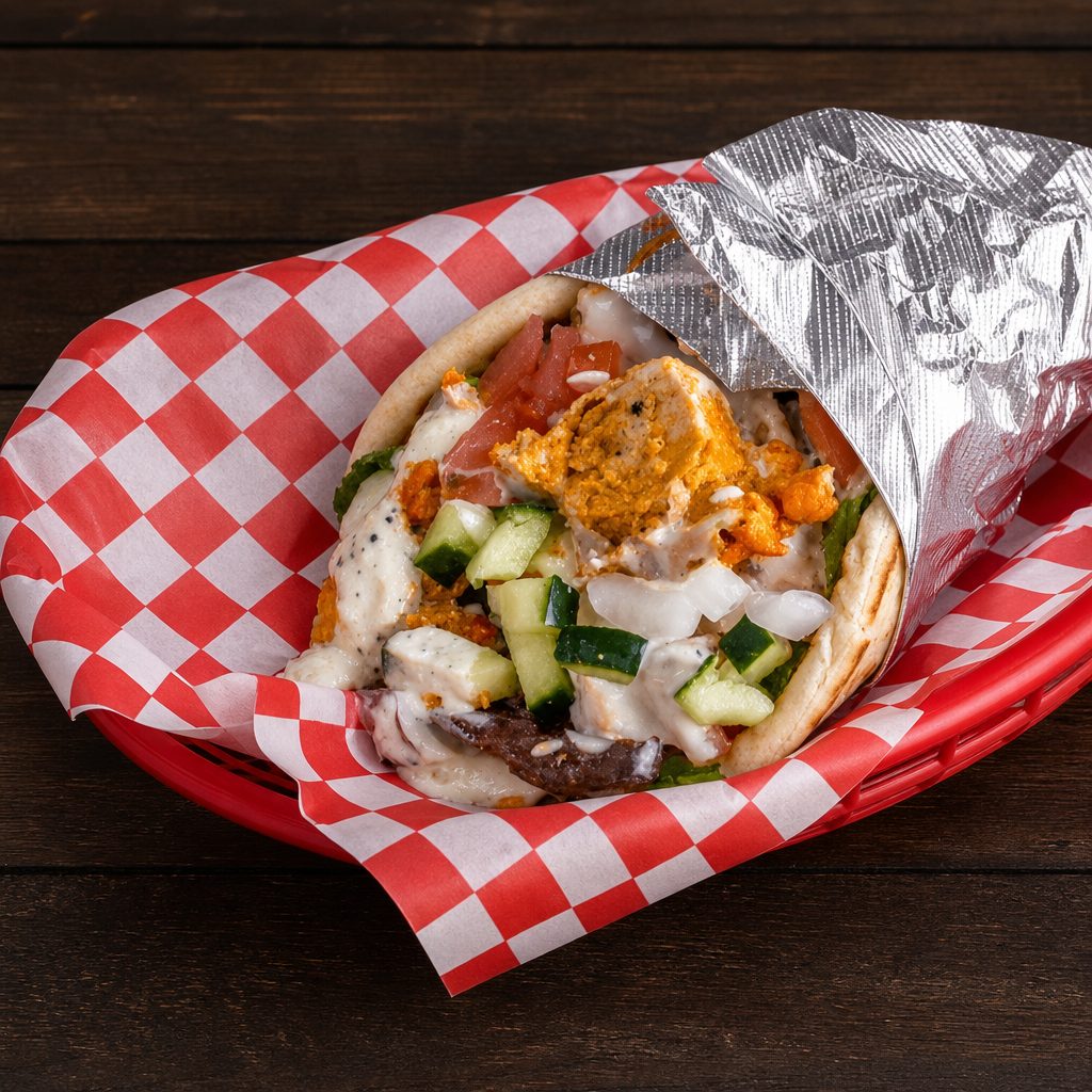 Chicken Pita Wrap.