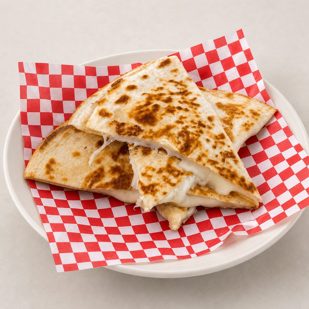 Cheese Quesadilla.