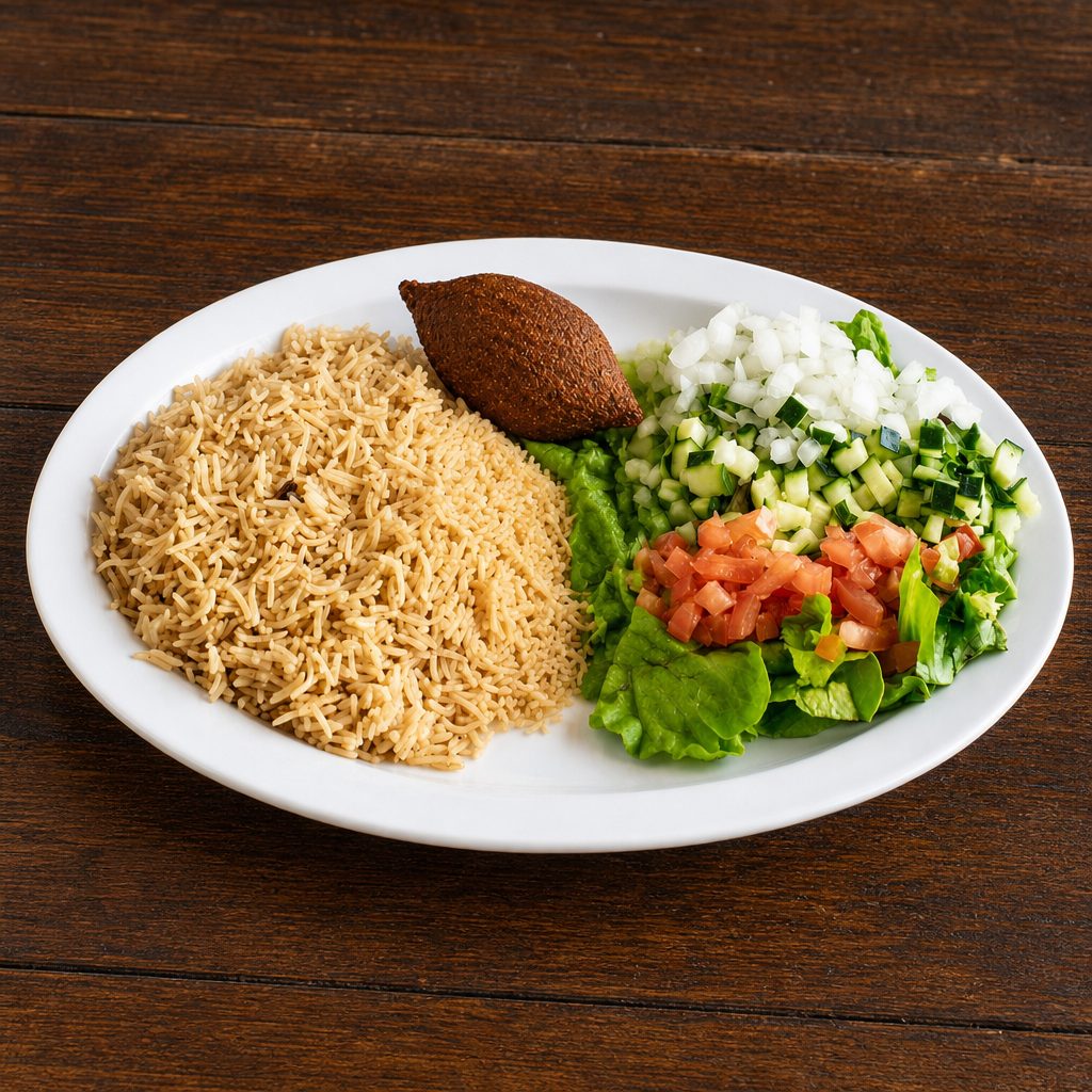 Kibbeh Meatballs Bowl.