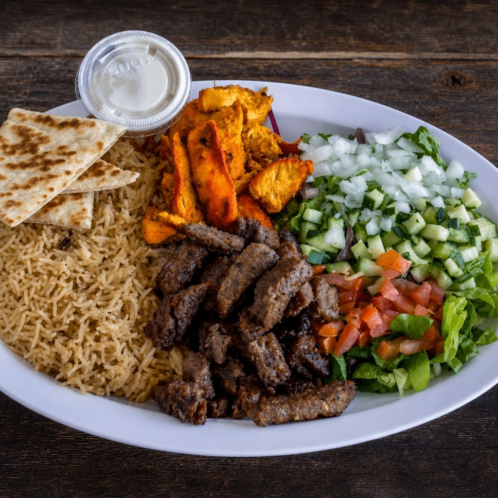 Gyro and Chicken Bowl.