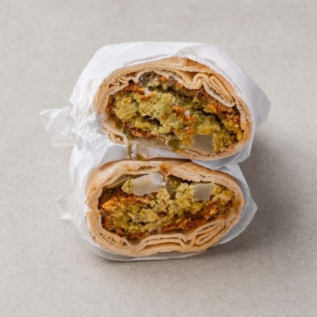 Falafel Shawarma.