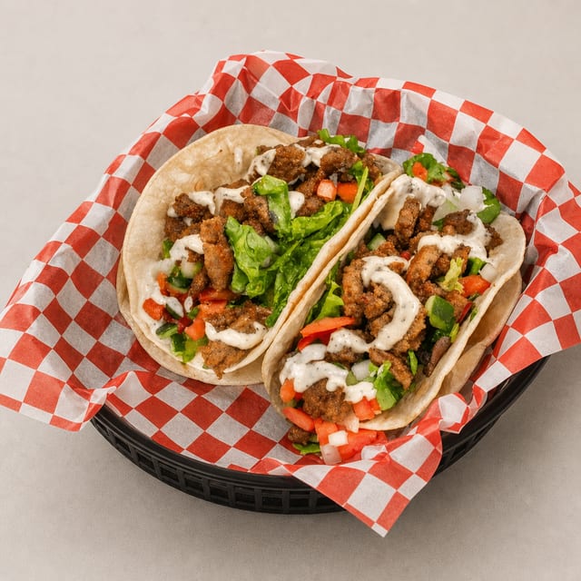 Two Gyro Tacos.