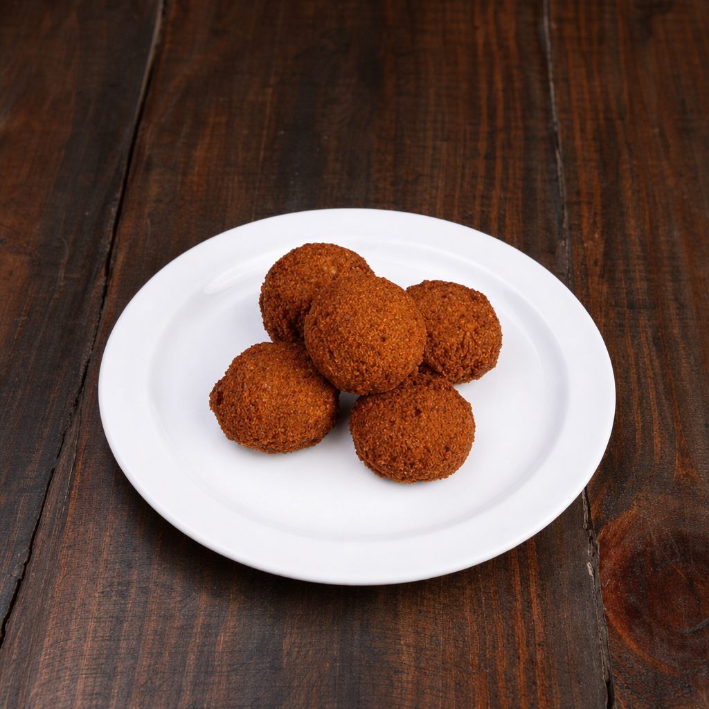 Five Pcs Crispy Falafel Balls.