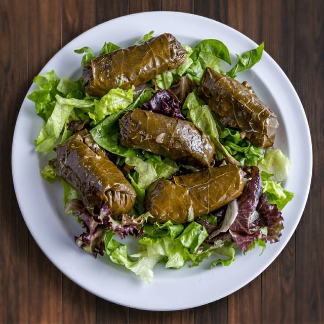 Five Pcs Stuffed Grape Leaves.