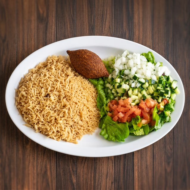 Kibbeh Meatballs Bowl.