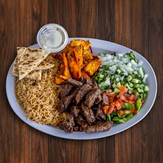 Gyro and Chicken Bowl.