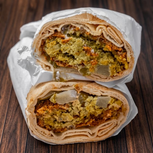 Falafel Shawarma.