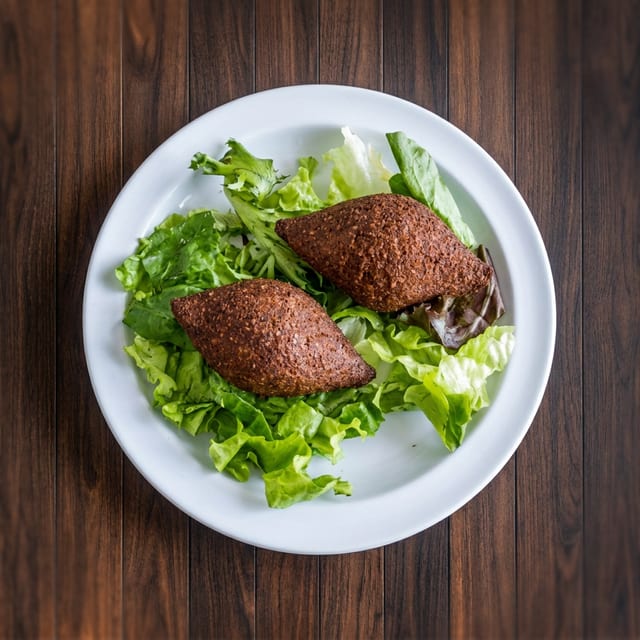 Two Pcs Kibbeh Meatballs.